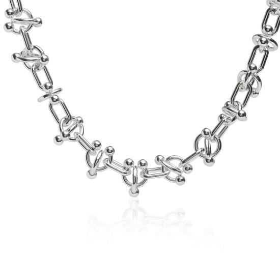  한나 주웻 목걸이/팬던트 한나 주엣 루프홀 네크리스 실버 - HANNAH JEWETT