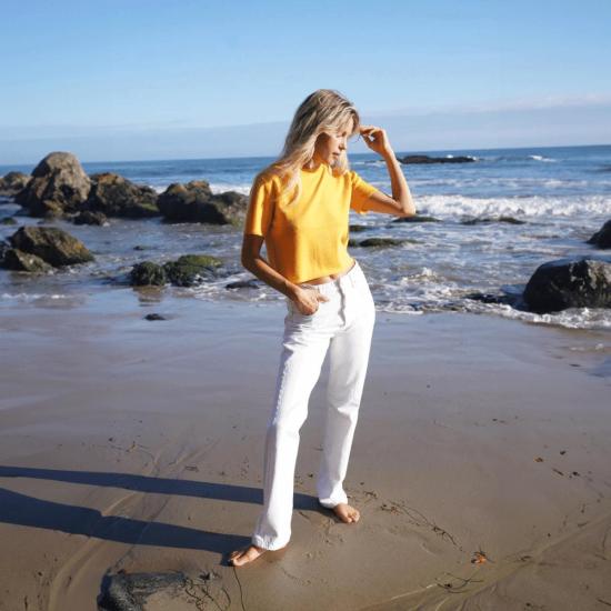  사블린 반팔 티셔츠 찰스턴 크루넥 마지판 - SABLYN