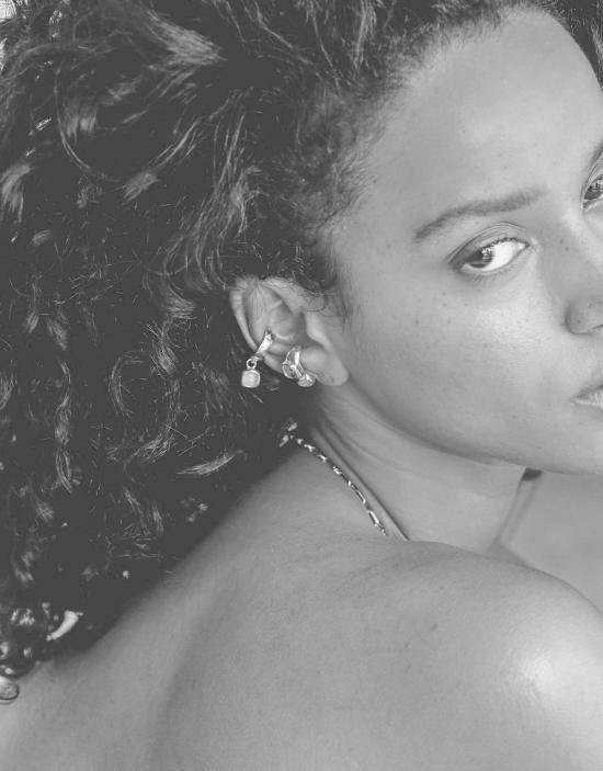  Cled 이어링 클레드 스퀘어 드롭 이어 커프 골드/실버 - OTHER BRANDS