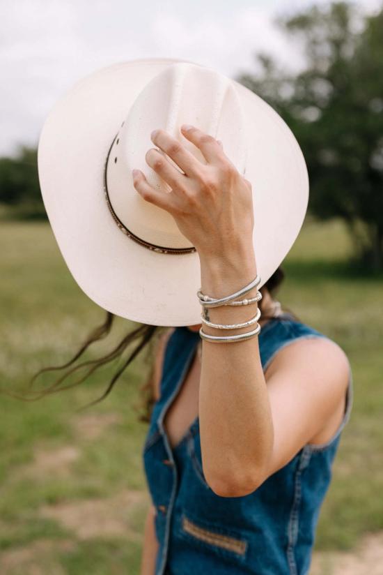  누데이 컬렉션 팔찌 눈데이 컬렉션 실버 스팽글 - NOONDAY COLLECTION