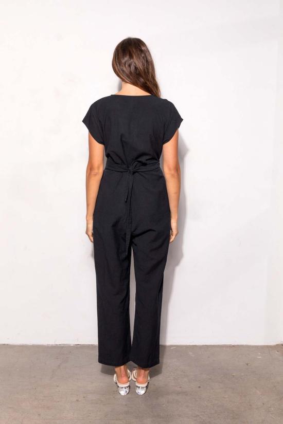  RUJUTA SHETH 점프수트 루주타 셰스 비너스 랩 점퍼 블랙 워시드 - OTHER BRANDS