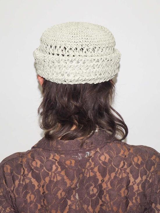  클라이드 모자 라피아 롤러햇 스모크 - CLYDE