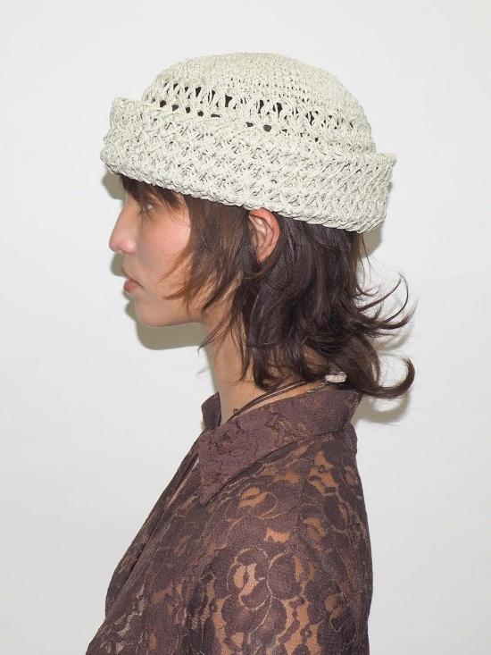  클라이드 모자 라피아 롤러햇 스모크 - CLYDE