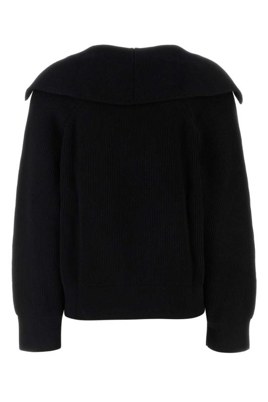  보테가베네타 반팔 티셔츠 보테가 베네타 블랙 스트레치 코튼 블렌드 폴로 셔츠 블랙 - BOTTEGA VENETA