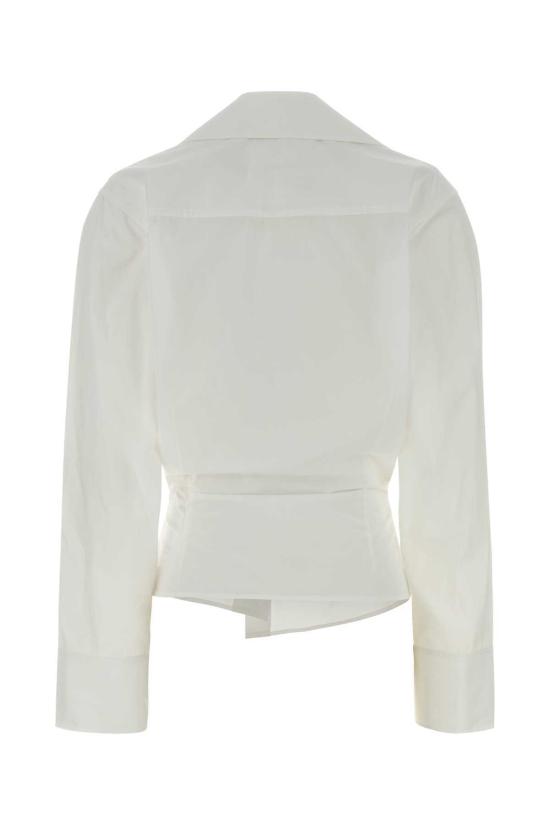  디 아티코 셔츠 아티코 포플린 셔츠 화이트 - THE ATTICO