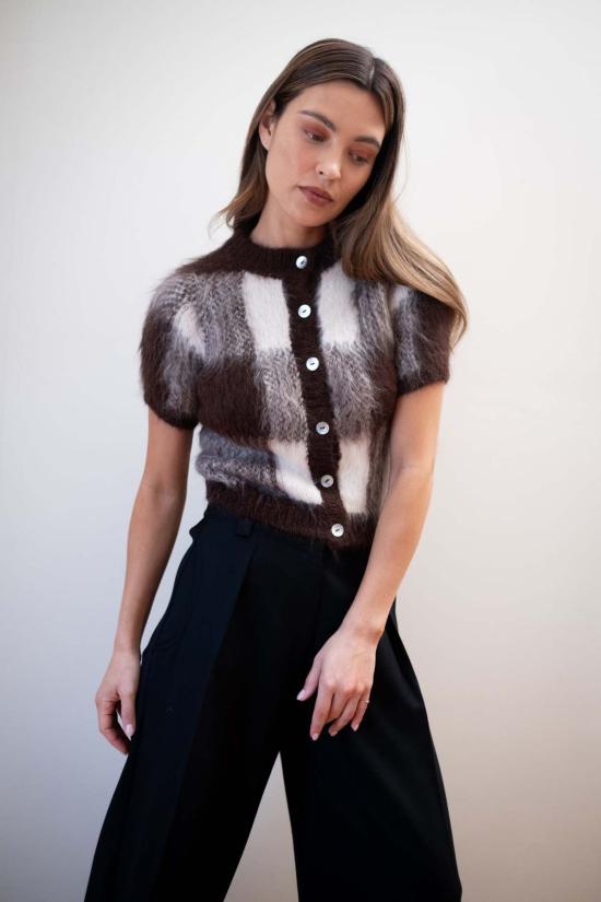  마리아 스탠리 가디건 반팔 카디건 - MARIA STANLEY