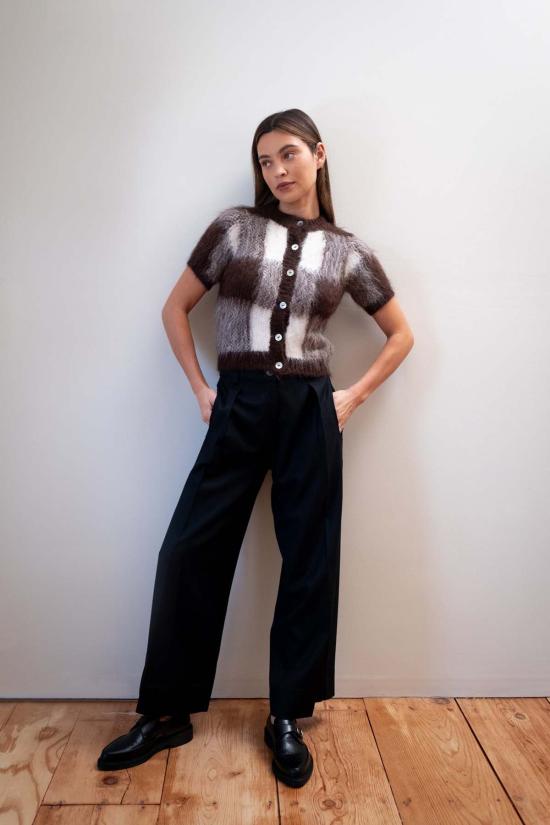  마리아 스탠리 가디건 반팔 카디건 - MARIA STANLEY