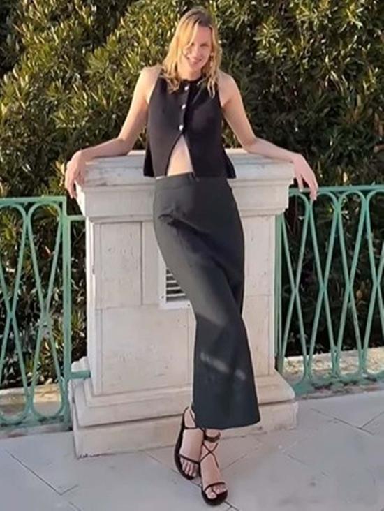  차오 루시아 미디 스커트 보르지아 - CIAO LUCIA