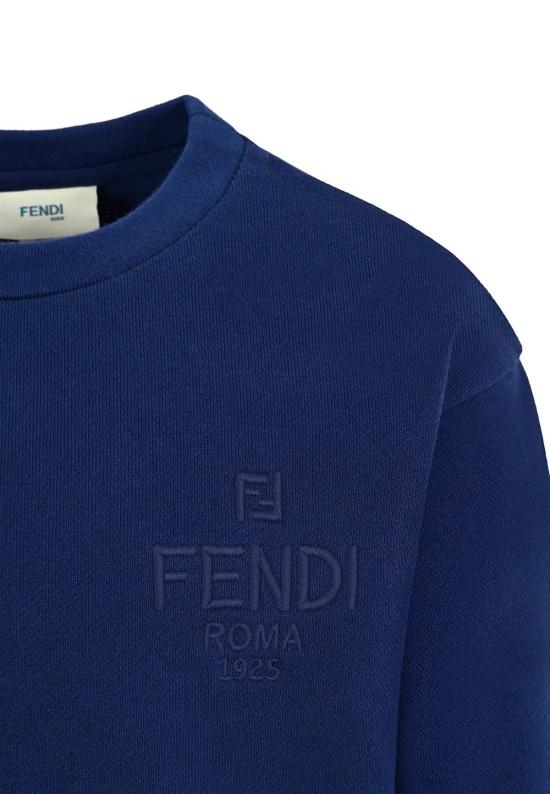  [키즈] 펜디 풀오버 아동용 스웨트셔츠 블루 - FENDI
