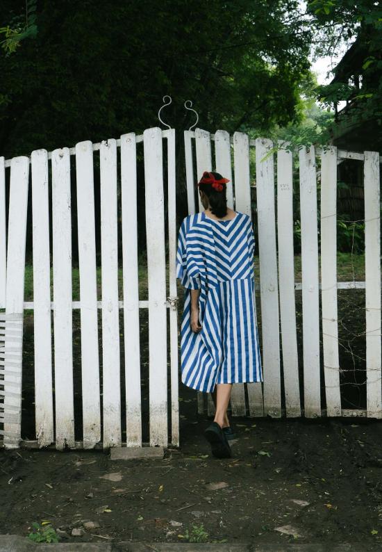  IKKIVI 튜닉 Ikkivi Kylo 카프탄 드레스 블루 - OTHER BRANDS