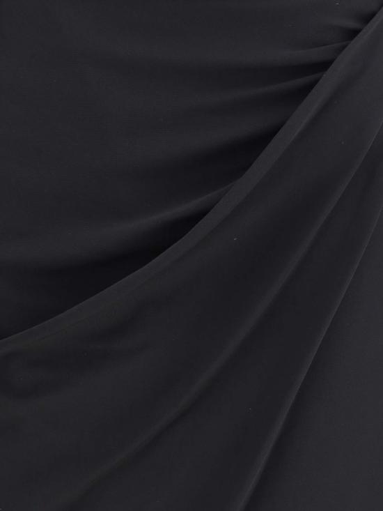  베르사체 미디 스커트 드레이프 저지 - VERSACE