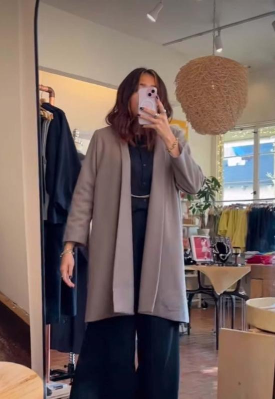  카렘 자켓 Kaarem Changes 숄 칼라 긴팔 재킷 그레이 - KAAREM