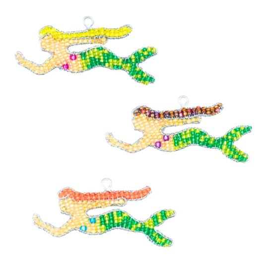  Beadworx 키링 비드웍스 인어 열쇠고리