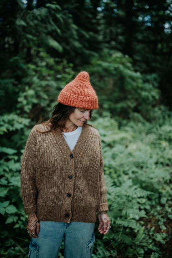  Happy French Gang 가디건 해피 프렌치 갱 가스통 언다이드 아플라카  카라멜 - OTHER BRANDS