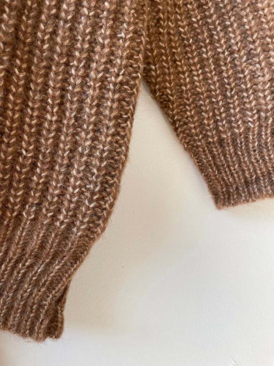  Happy French Gang 가디건 해피 프렌치 갱 가스통 언다이드 아플라카  카라멜 - OTHER BRANDS