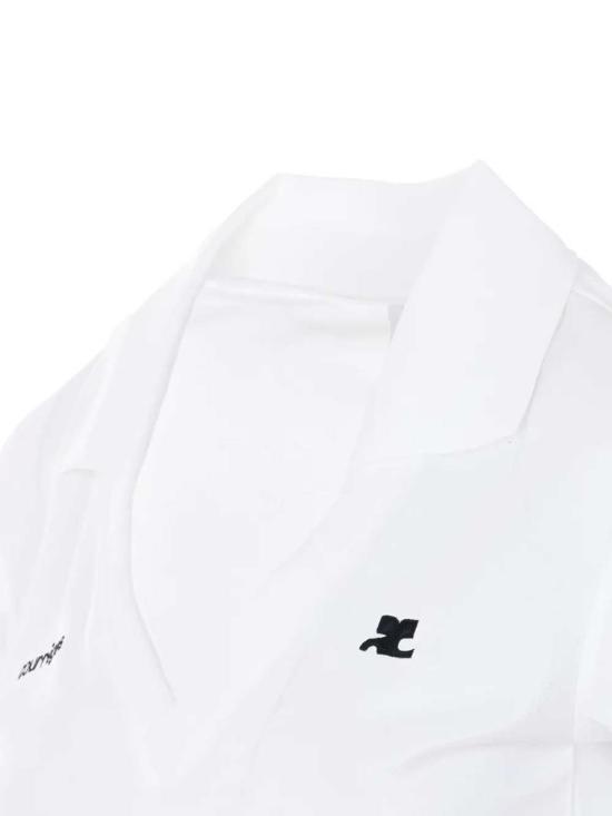 26SS 쿠레쥬 폴로 티셔츠 126JPO057JS0195 HERITAGE WHITE HERITAGE W B166 - COURREGES