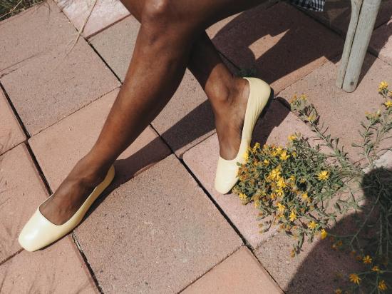  리타 플랫 슈즈 로우 바우쉬 슈즈 - RITA