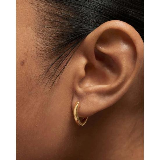  피디파올라 이어링 Pdpaola 듀크 후프 귀걸이 골드 - PD PAOLA