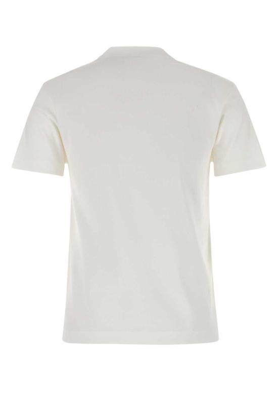  펜디 반팔 티셔츠 코튼 티셔츠 오프화이트 - FENDI