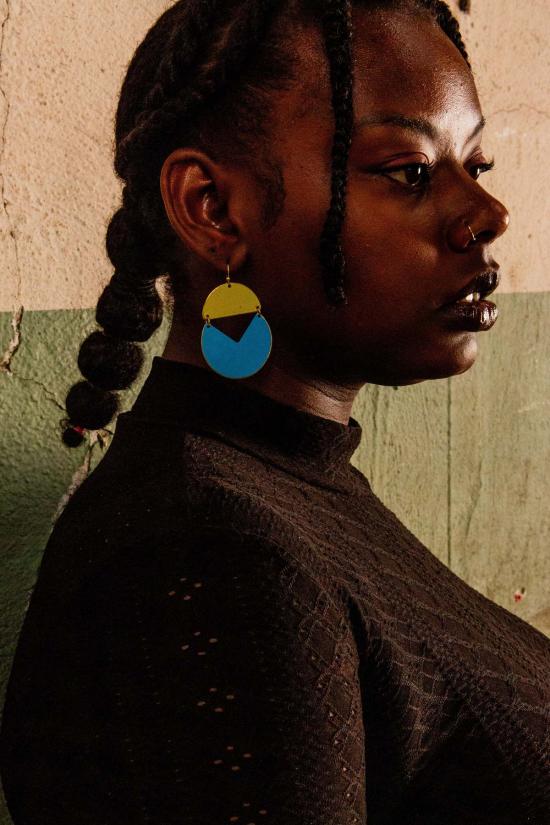  페어 아니타 이어링 페인티드 문 - FAIR ANITA