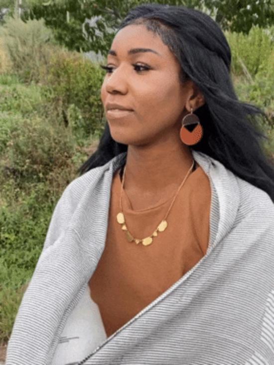  페어 아니타 이어링 페인티드 문 - FAIR ANITA