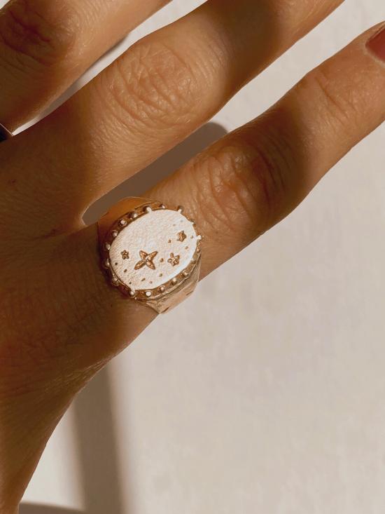  머큐리얼 스튜디오 반지 에스텔 링 14k 골드 - MERCURIAL STUDIO