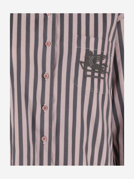  에트로 셔츠 로고 셔츠 (레드) - ETRO