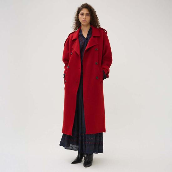  마리아 셰르 코트 번 시세로 롱  레드