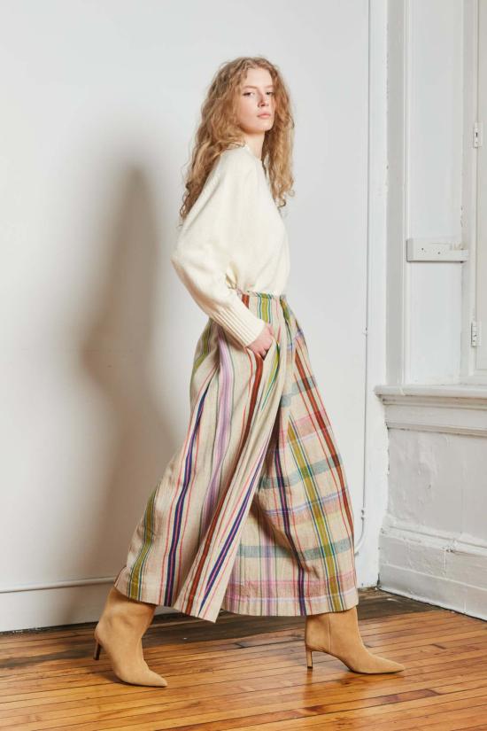  RUJUTA SHETH 크롭 팬츠 루주타 셰스 프리다 팬츠 - OTHER BRANDS