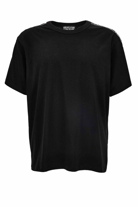  베르사체 반팔 티셔츠 진 쿠튀르 티셔츠 블랙