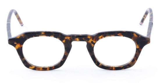  톰브라운 안경 톰 브라운 타원형 다크 브라운 처방  브라운