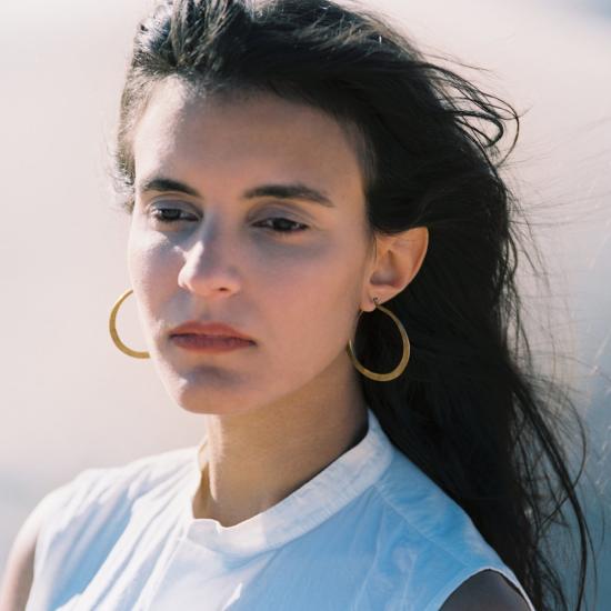  크레시오니 이어링 키바 귀걸이 (황동/은) - CRESCIONI