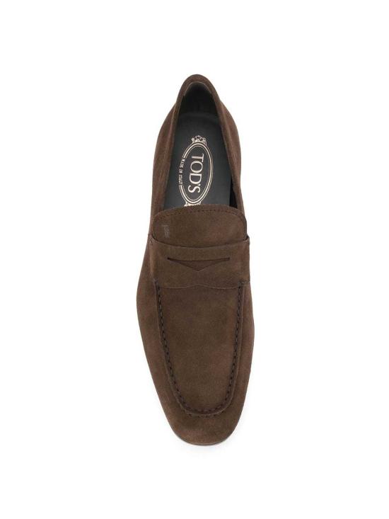  토즈 로퍼 T 모노그램 클래식  다크 브라운 - TODS