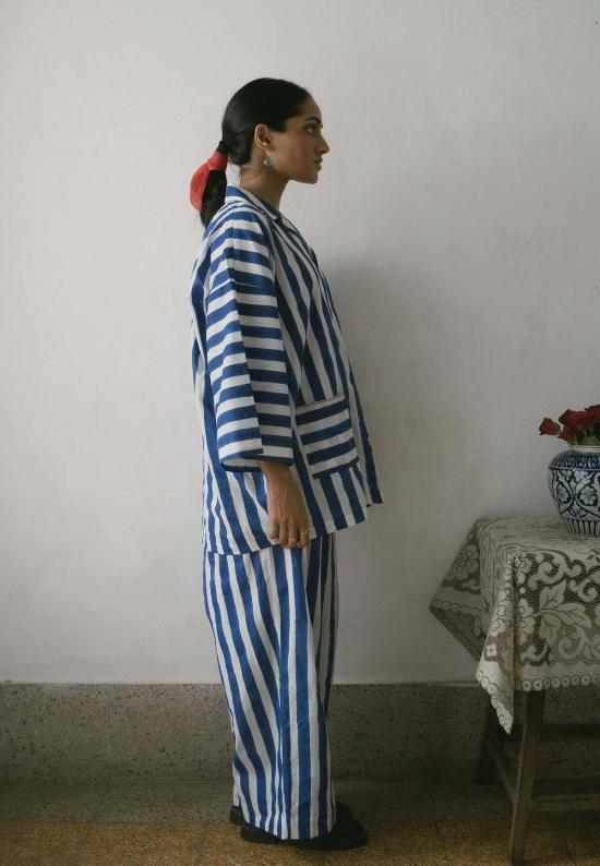  IKKIVI 스트레이트 팬츠 이키비 카일로  블루 - OTHER BRANDS