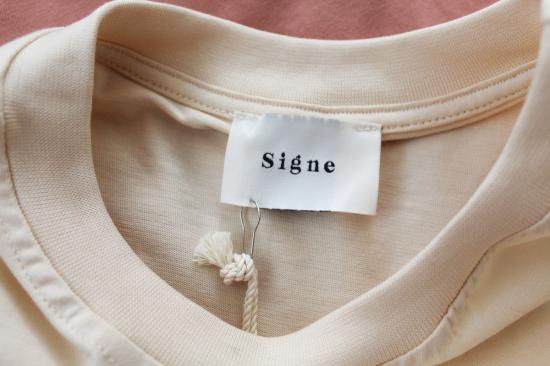  By Signe 반팔 티셔츠 시그네 니다 티셔츠 크림 - OTHER BRANDS