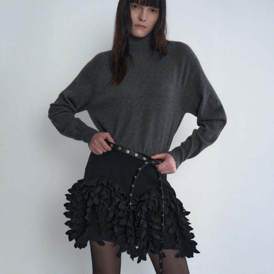  TIME 레귤러 벨트 시간 버튼 디테일  블랙 - OTHER BRANDS