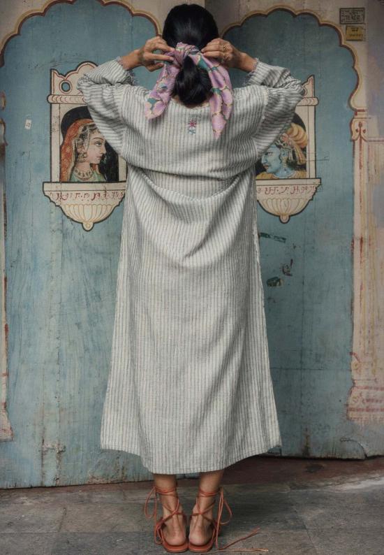  이키비 롱 원피스 아프라 드레스 멀티 컬러 - IKKIVI