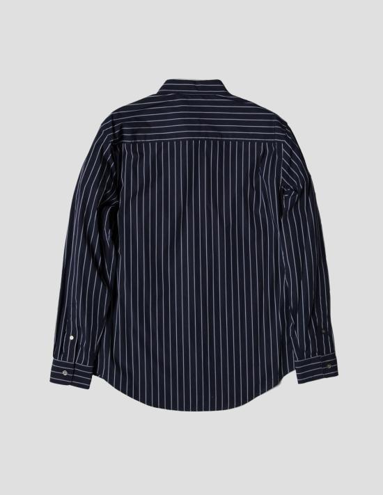 Kapatid NYC 긴팔 셔츠 Kapatid Nyc 포켓  네이비/그레이 스트라이프 - OTHER BRANDS