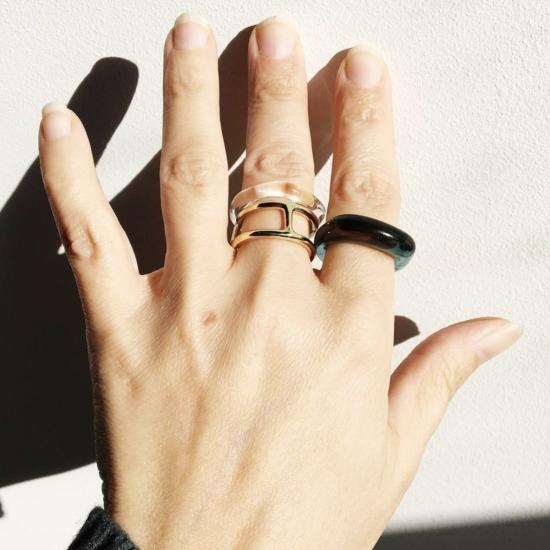  제인 다렌스부르그 반지 제인 다렌스버그 더블 서클 링 - JANE DARENSBOURG