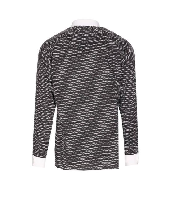  톰포드 긴팔 셔츠 톰 포드 다이아몬드 프린트  블랙 - TOMFORD