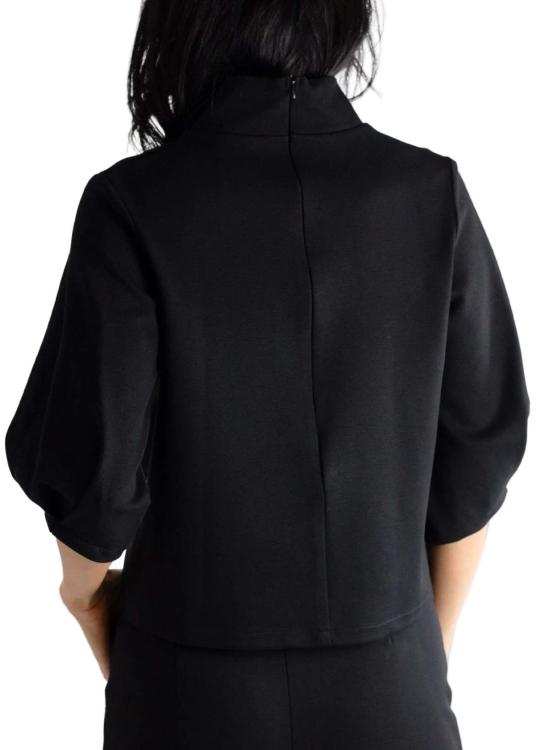  메그 블라우스 루네스 탑 블랙 - MEG