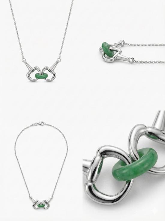  세레 목걸이/팬던트 세리 말의 해 한정판 승마용 스내플 비트 목걸이 - SEREE