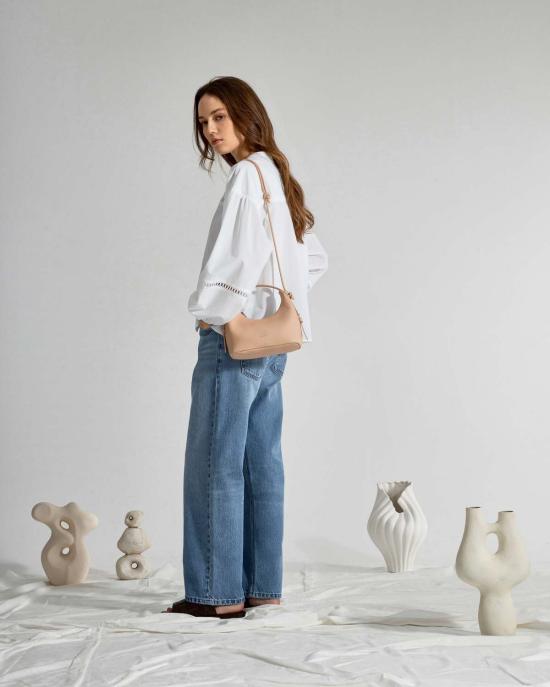  퓨처 클래식스 데님 팬츠 퓨처 클래식 스트레이트 레그 진 라이트 인디고 - FUTURE CLASSICS