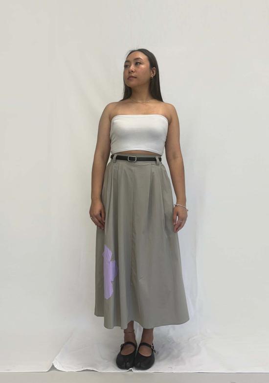  Mary Lo 롱 스커트 메리 로 플라워 파워 스커트 - OTHER BRANDS