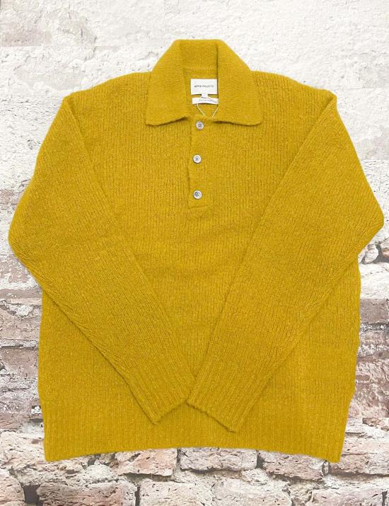  노스프로젝트 폴로 티셔츠 노르스 프로젝트 라스무스 릴랙스드 브러시드 폴로