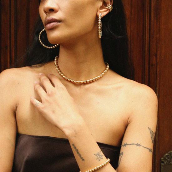  타린 토마스 목걸이/팬던트 코넬리아 목걸이 18k 옐로우 골드 도금 - TARIN THOMAS