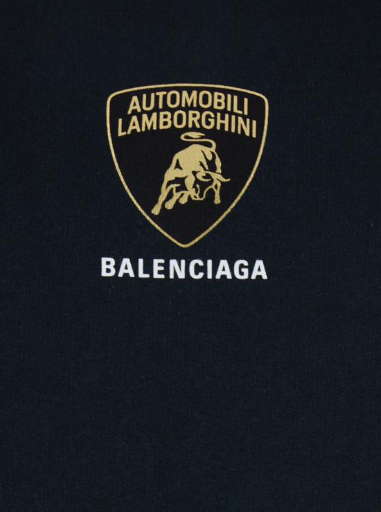  발렌시아가 스웨터 Balenciaga Automobili Lamborghini 후디 블랙 - BALENCIAGA