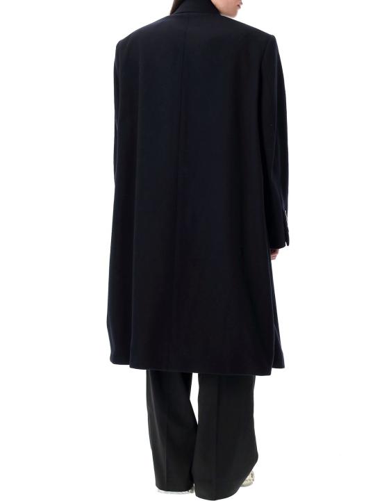  발렌시아가 코트 오버사이즈 더블 브레스트  다크 네이비 - BALENCIAGA