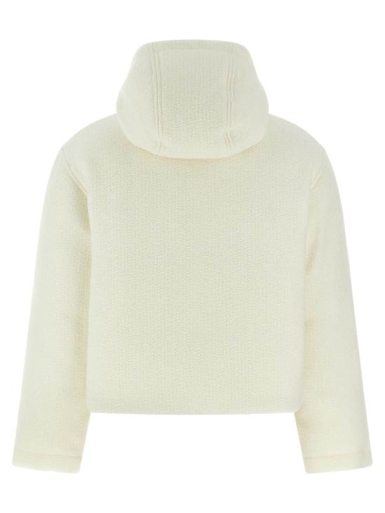  구찌 봄버 자켓 부클 울 재킷 화이트 - GUCCI