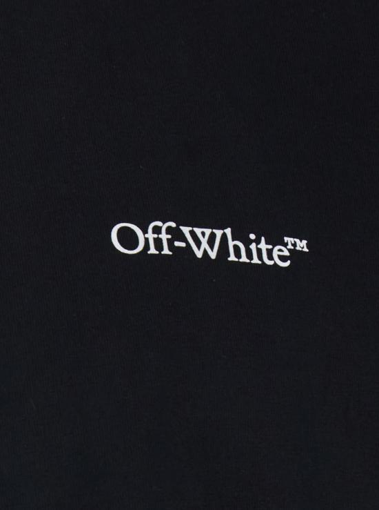  오프화이트 탑 백 해로우 메탈 티셔츠 블랙 - OFF WHITE